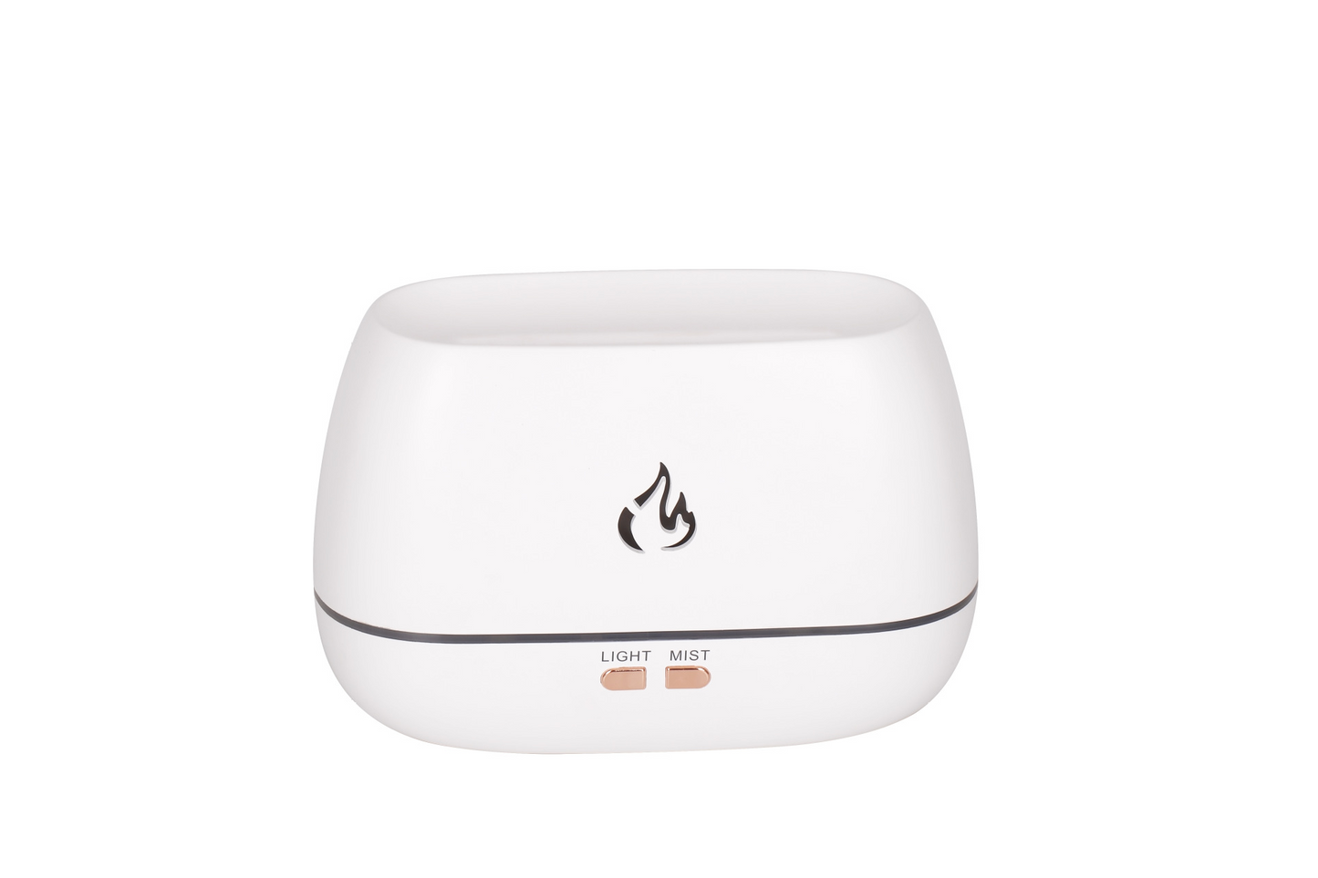 Humiflame LED Flame Aroma Diffuser & Humidifier - 7 Colors, 200ml
